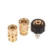 Pressure Washer Adapter Set Couplers Swivel M22-14Mm/15Mm To 1/4 Quick Hitch For High Pressure Wash Gun & Hose