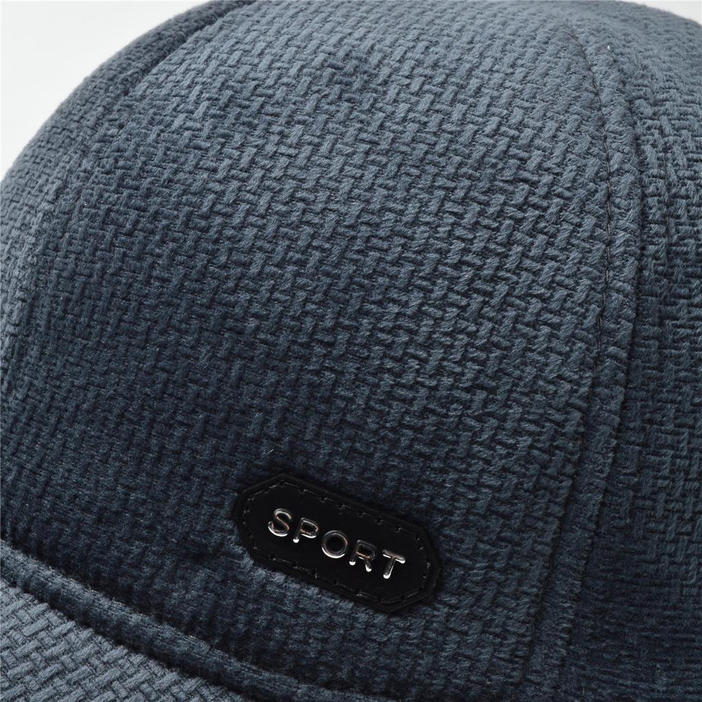 NORTHWOOD Winter Warm Mens Sport Baseball Caps Plush Velvet Thickened Outdoor Windproof Ear Protection Baseball Cap Men Trucker Hats