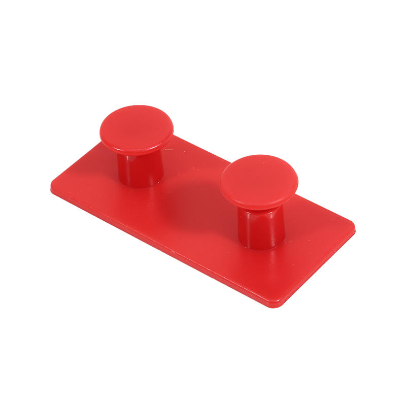 4 Pieces Colorful Building Block Small Hooks Heavy Duty Adhesive Wall Mounted Key Holder Seamless Hanging Hooks for Clothes Caps High Quality