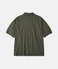 ASP Oversized Short Sleeve Polo Shirt_Olive Khaki