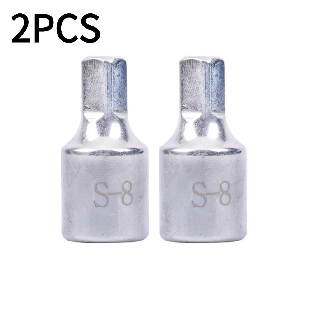 1/2/3/4/5/10 Stück 5-Punkt 5-Zahn Ölwanne Schraubenschlüssel 8mm 3/8" Antrieb Vanadiumstahl Getriebeöl Ablasswerkzeug für Peugeot Renault