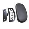 Flatlander 6" For All Models Black Mini Sissy Bar Backrest Pad With A Short Sissy Bar Center To 2-3/4 Motor