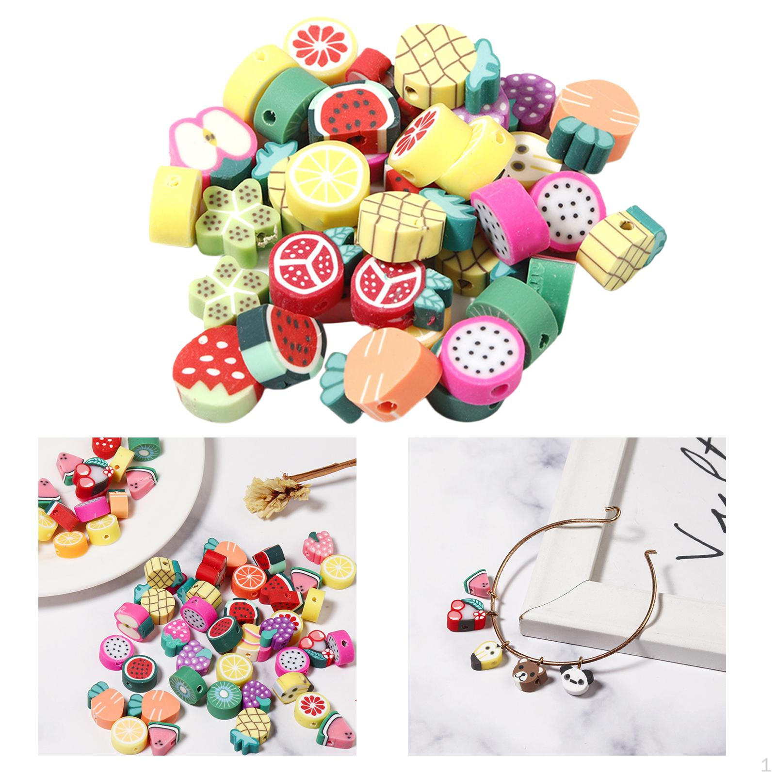 Polymer Clay Fruit Shape Beads Spacer Loose