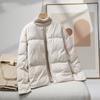 Women's autumn and winter new collarless liner with coat light down jacket women's short slim and thin coat