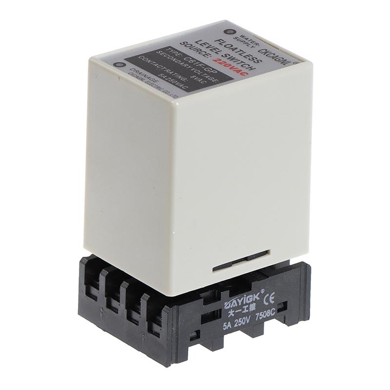Relais de niveau C61F-Gp Ac220V Contrôleur de niveau de commutateur de niveau sans flotteur avec base