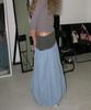 Partimento Woman 2-Way Puff Maxi Skirt_Pastel Blue