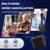Rechargeable Invisible In-Ear Hearing Aid for Seniors with Noise Reduction and Clear Sound