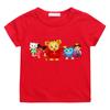 Daniel Tiger’s Neighborhood Children's T-shirts Cotton Cartoon Print Short Sleeve Funny Boys Cute Girls Tees Casual Tops Summer