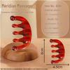 Sandalwood Air Cushion Massage Comb for Home Use - Fluffy Top, Large Board Design