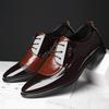 Men's Leather Shoes New Business Dress Shoes Luxury Wedding Shoes for Men Italian Oxfords Men's Casual Leather Footwear Man Shoe