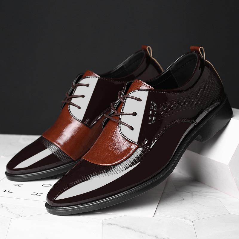 Men's Leather Shoes New Business Dress Shoes Luxury Wedding Shoes for Men Italian Oxfords Men's Casual Leather Footwear Man Shoe