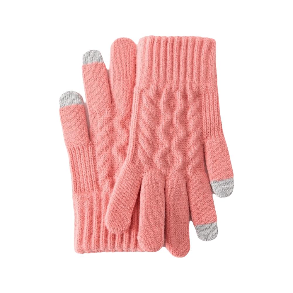 Windproof Touch Screen Gloves Thickened Wool Gloves Fashion Winter Knitted Gloves for Men Women