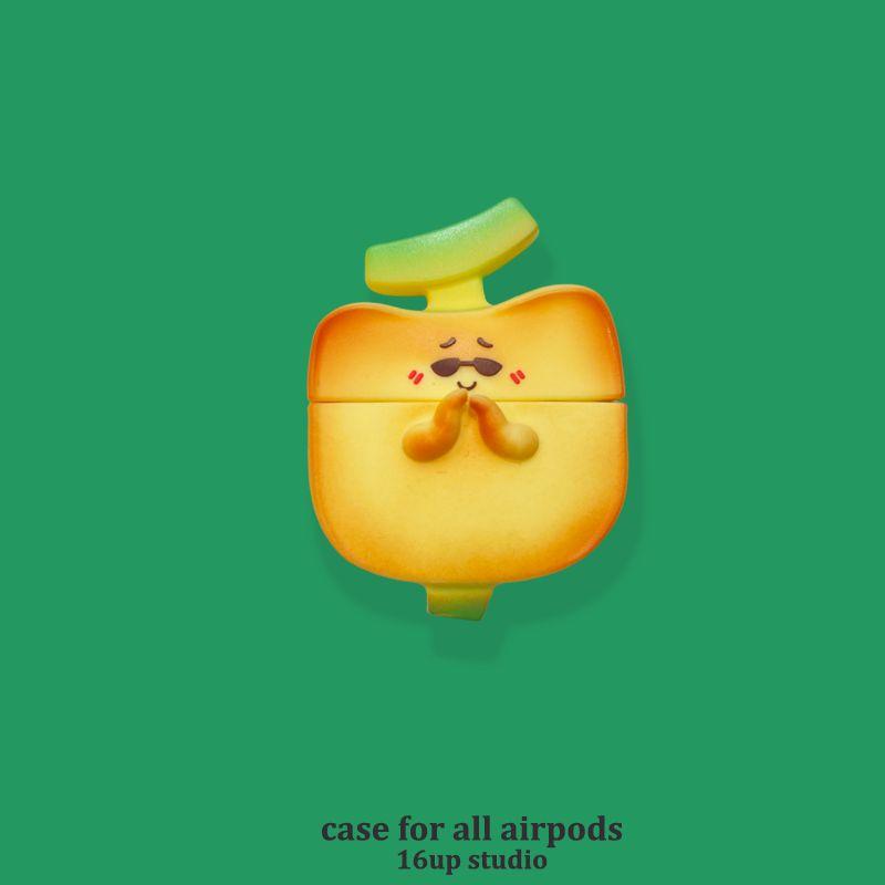 

Niche Personality Creative Cool Three and Four Generations Noise Reduction Version Apple Earphone Case 4 Three-Dimensional Silicone Soft Case 5 Apple AirPods 4(With speaker hole)