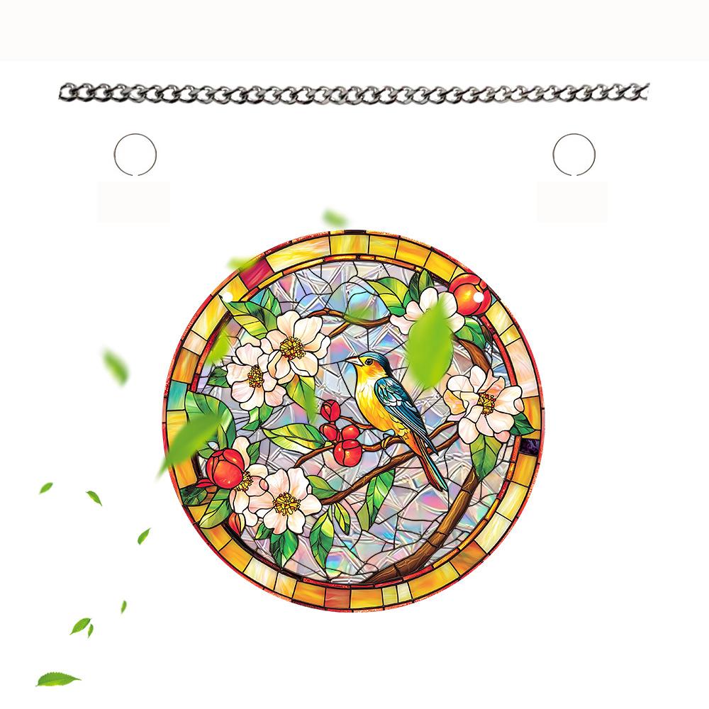 Home Decor Beautiful Sun Catcher Crystal Ornament Colorful Window Hanging For Patio Decor Window Decoration Garden Decoration