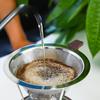 Filtro da Caffè Portatile Acciaio Inossidabile Facile da Pulire Riutilizzabile Doppio Strato Imbuto da Caffè Senza Carta Portafiltro Pour Over Dripper da Caffè