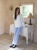 Mejongleuhaleu Rendezvous Blouse (Scrunchie Set) 2 Colors