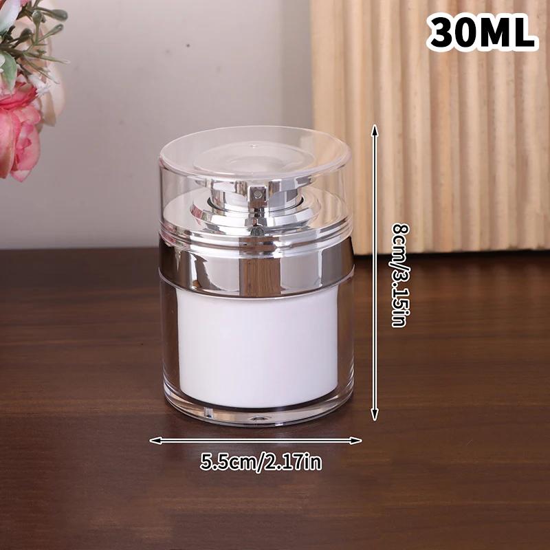 Refillable Vacuum Bottle Travel Cream And Lotion Cosmetic Container With Pump Moisturizer Jar Empty Cream Subpackage Toiletry