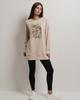 Long Sweatshirt Butella 16639 M Beige