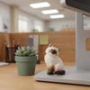 10 Stück Miniatur Leuchtende Niedliche Siamkatze Kätzchen Katze Mikro-Landschaftsornamente Zur Dekoration Dekor Zimmer Schreibtischzubehör
