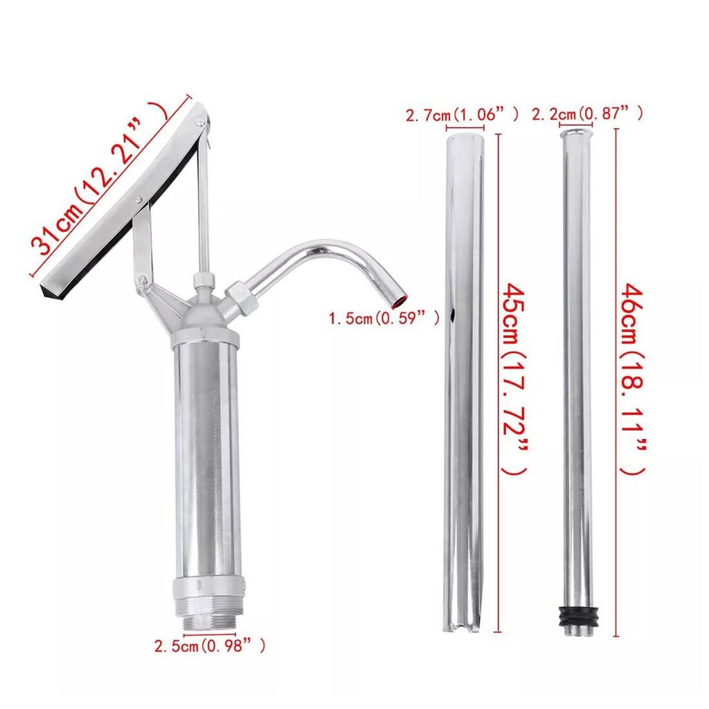 Barrel Pump for 60 200 Litre Barrels Hand Lever Pump Oil Barrel Pump Oil Pump 20L/min
