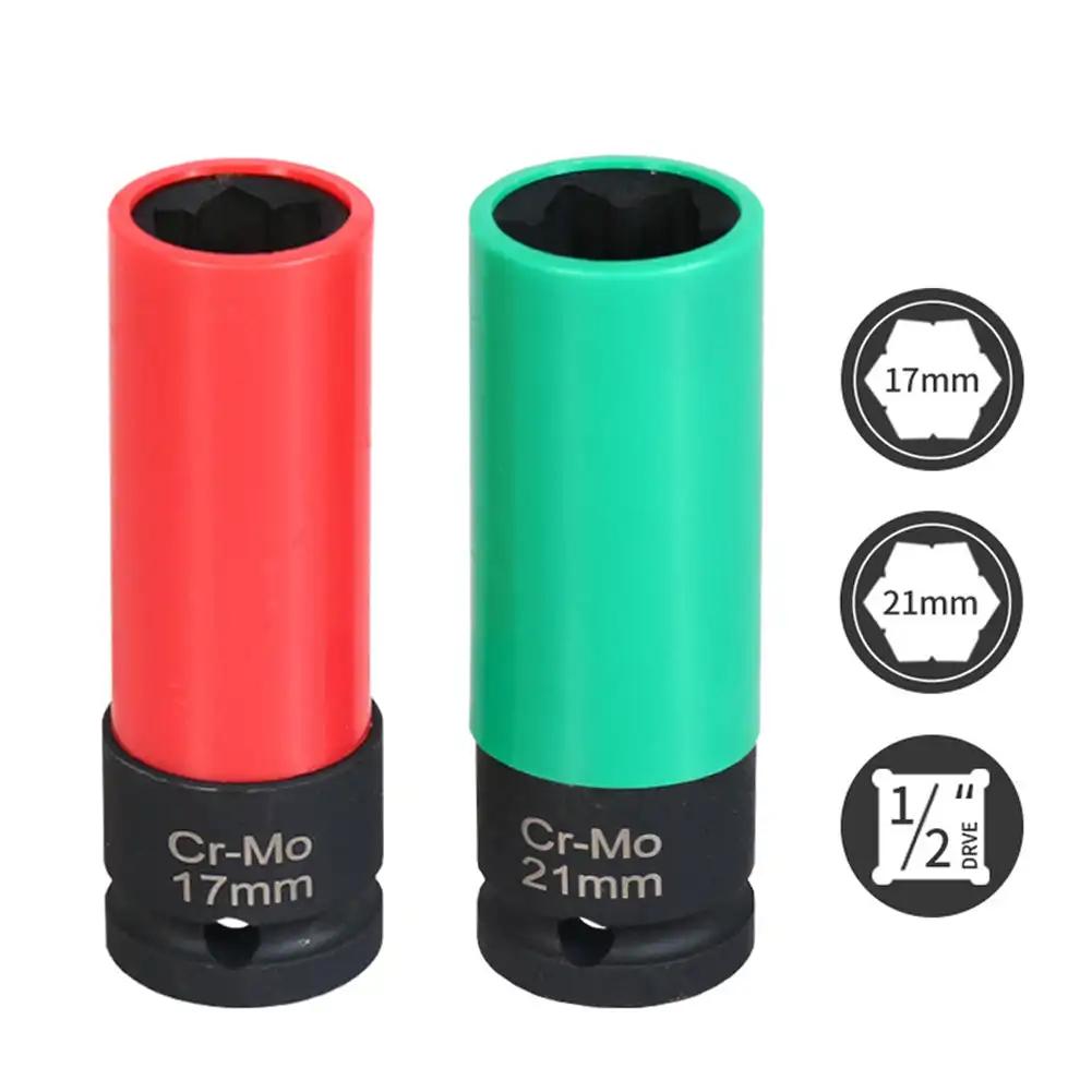 17mm Universal Wheel Lock Nut Removal Socket Wrench for Mercedes Benz S Series Anti-theft Removal Socket Wrench Repair Tools