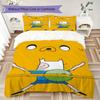 Adventure Time Anime Pattern Bedding Uilt Set Uilt Cover Pillowcase Home Decoration Birthday Gift (1 * Duvet Cover + 2 * Pillowcase  Without Core)03