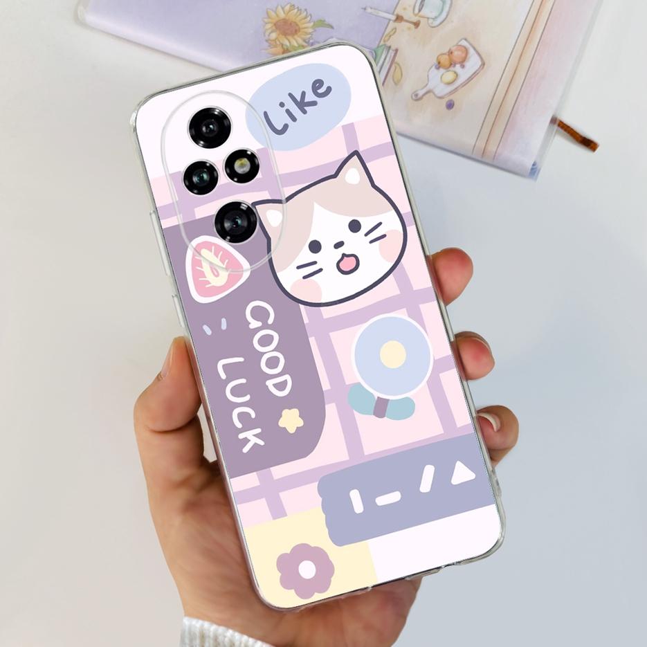 For Honor 200 Pro Case ELP-AN00 New Fashion Painted Cover Clear Silicone Phone Cases For Honor 200 Lite Honor200 Pro Soft Fundas