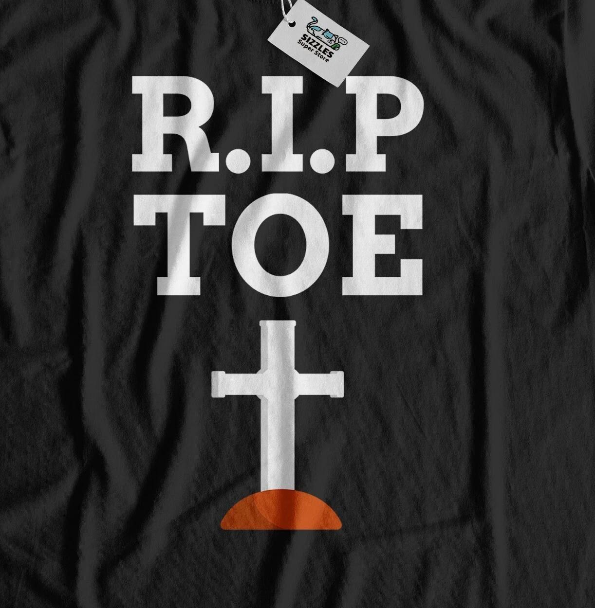 R.I.P Toe Unisex Funny Toe Amputee T-Shirt Amputation & Amputated Toes Gifts S