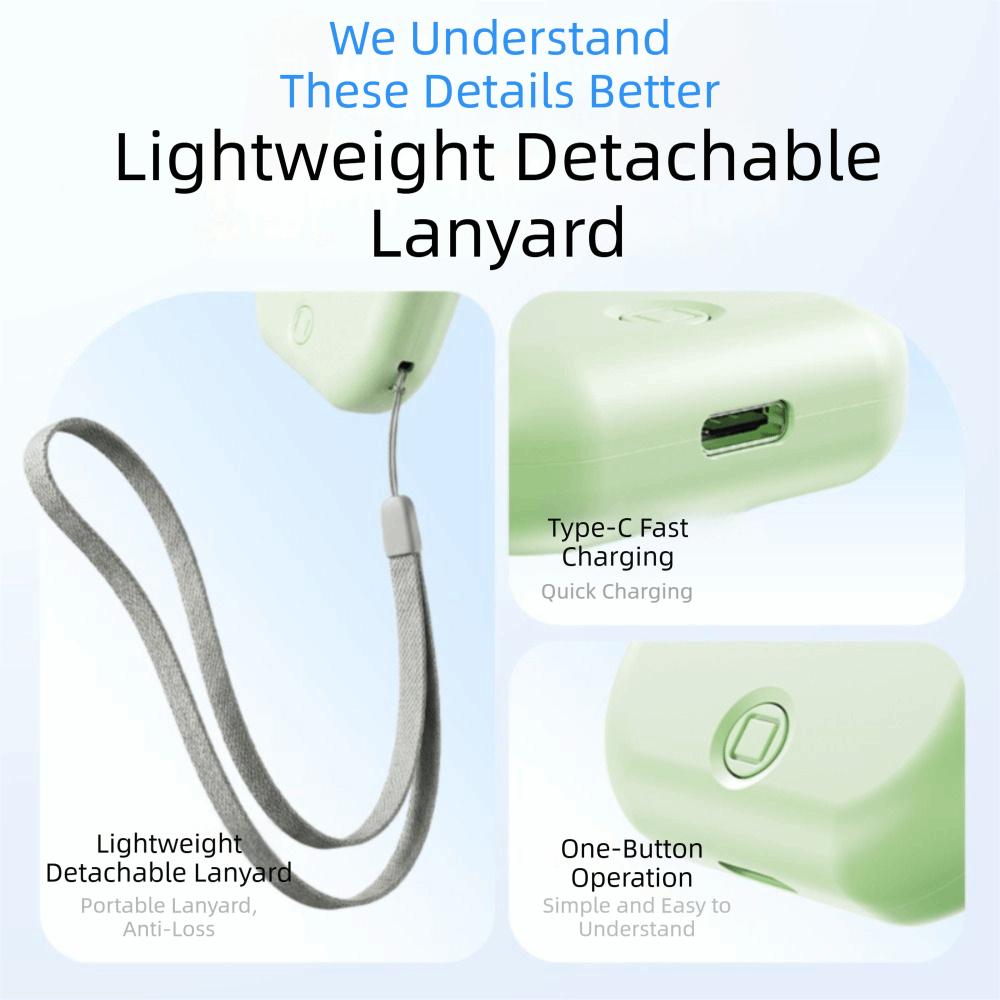 Ultra-Thin Design Mini Handheld Fan 5-Speed Wind Small Fan Handheld Operation