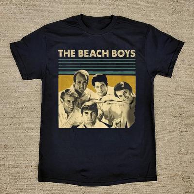 NEW The Beach Boys Black Cotton All Size S-5XL Gift For Fans  AD280 Unisex T-Shirt
