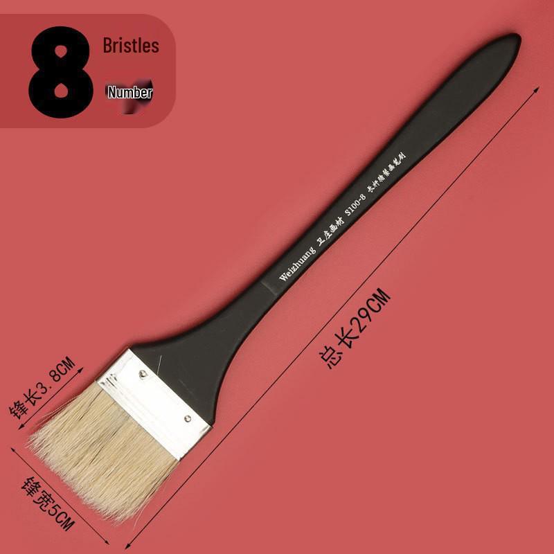 Multifunctional Nylon Brush: BBQ, Paint, Cleaning, 1-12 Plate Sizes