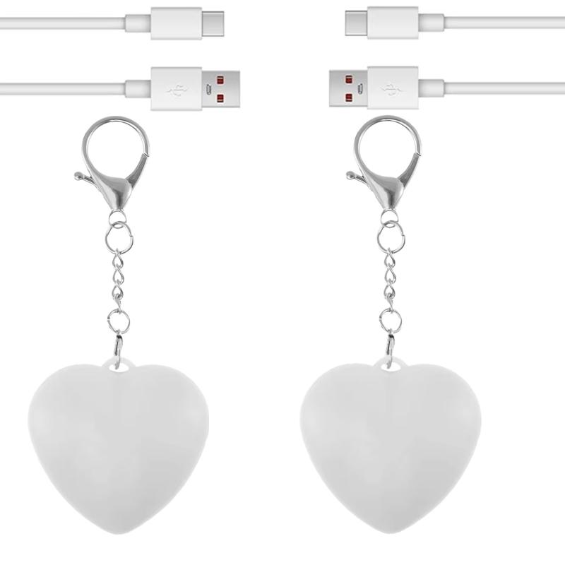 Touch Sensitive LED Charging Lamp Purse Light Handbag with Automatic Sensor Bed Lamp Heart Light Gift Ideas Women Night Lamps