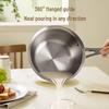 KOBACH 316L Stainless Steel Baby Food Milk Pot with Steamer