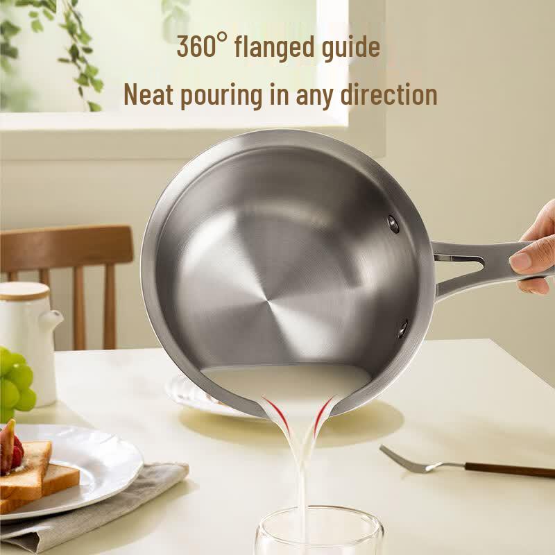 KOBACH 316L Stainless Steel Baby Food Milk Pot with Steamer