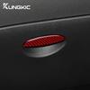 Real Soft Carbon Fiber Sticker For Seat Leon 2005 2006 2007 2008 2009 2010 2011 2012 LHD RHD Car Co-Pilot Storage Box Trim.
