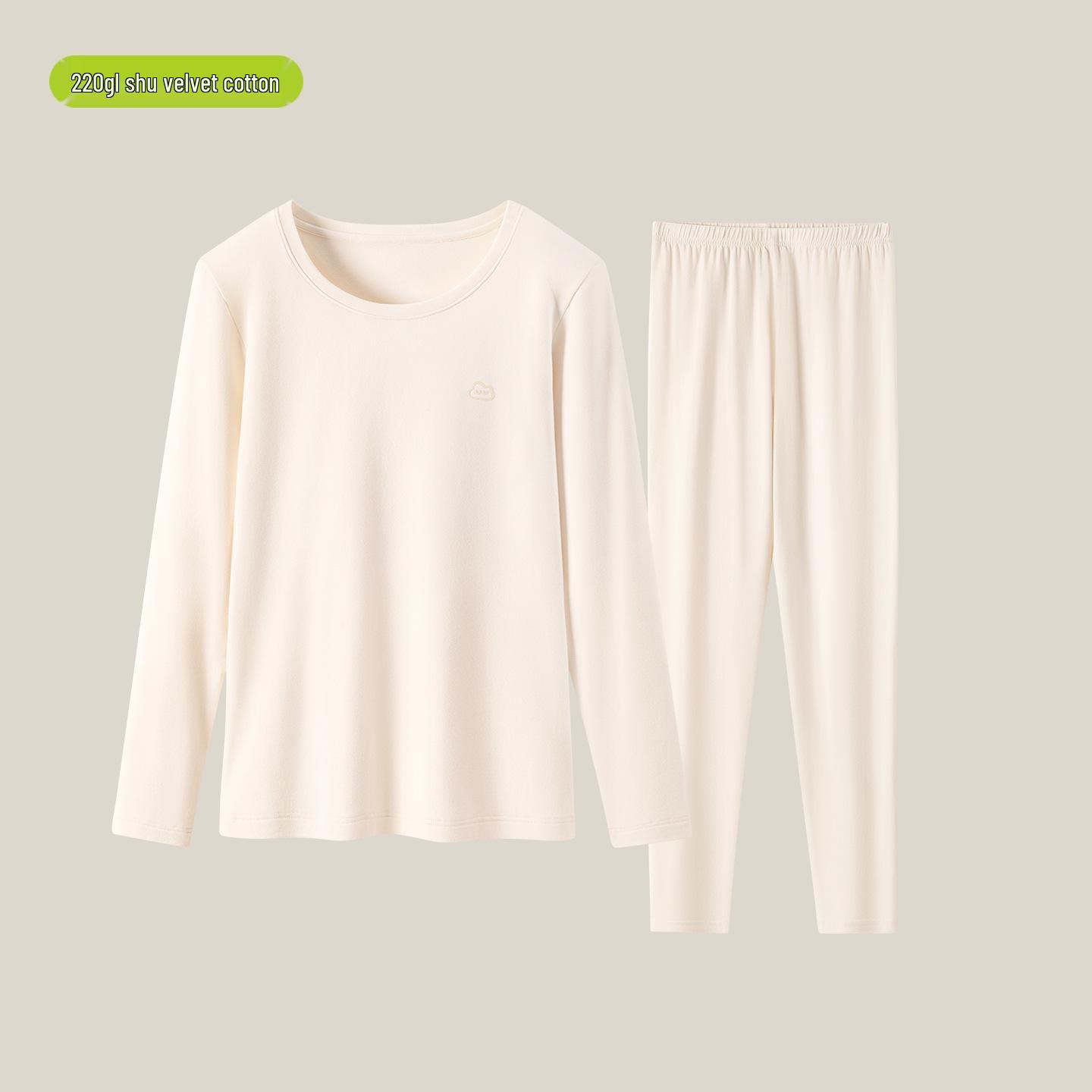 

Студенческий антибактериальный осенний хлопковый увлажняющий комплект нижнего белья с маслом камелии Extra Large