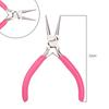 "Handmade Pink Needle-Nose Pliers: Multi-Function Jewelry Tool for Beading and Winding"