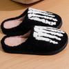 New Halloween Ghost Hand Cartoon Warm Winter Cotton Slippers Men and Women Couples Home Indoor Cotton Slippers
