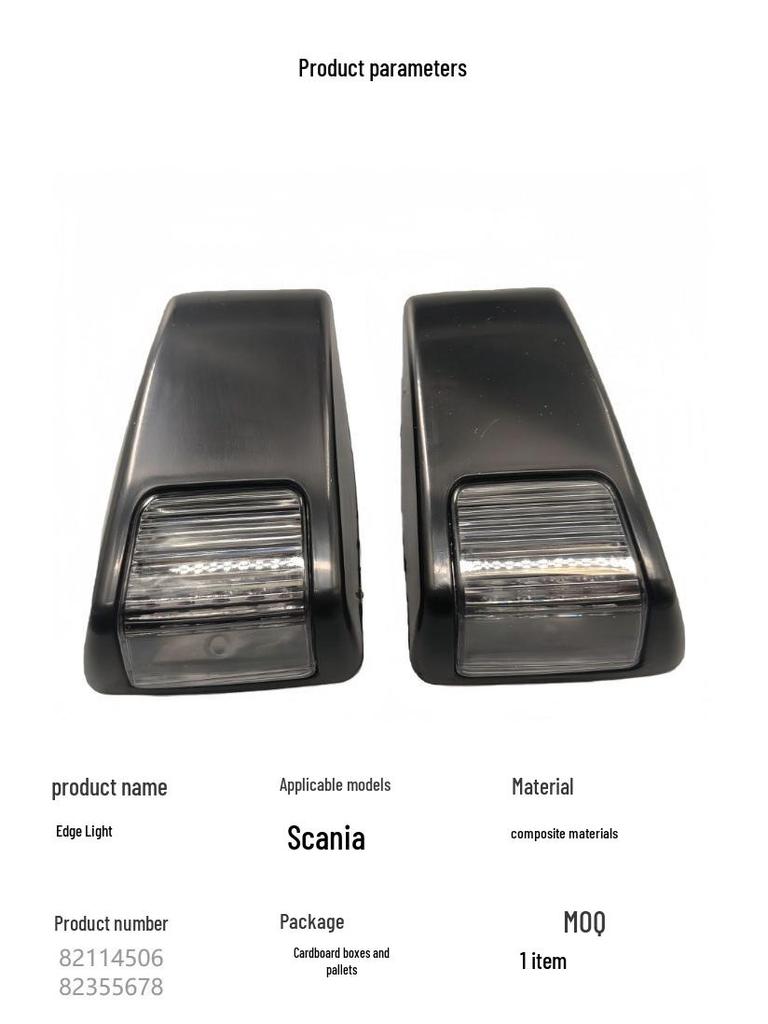 Side Light for Scania Models: 82114506, 82355678, 84139937, 82114505