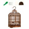 Gabbia per Uccelli Vintage Gabbia per Pappagalli Set Gabbia per Uccelli con Accessori Nido Forniture per Animali Domestici Gabbia per Cocorite Conuri Uccelli Piccoli Fringuelli