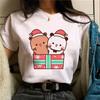 Bubu Dudu T-shirt Women Manga Designer Anime Top Girls Pattern Funny Clothes Womens Cute Casual T-shirt
