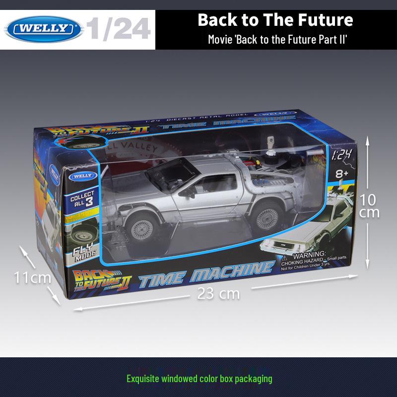 1:24 Back To the Future Ready Player One Flying Car Model Toy