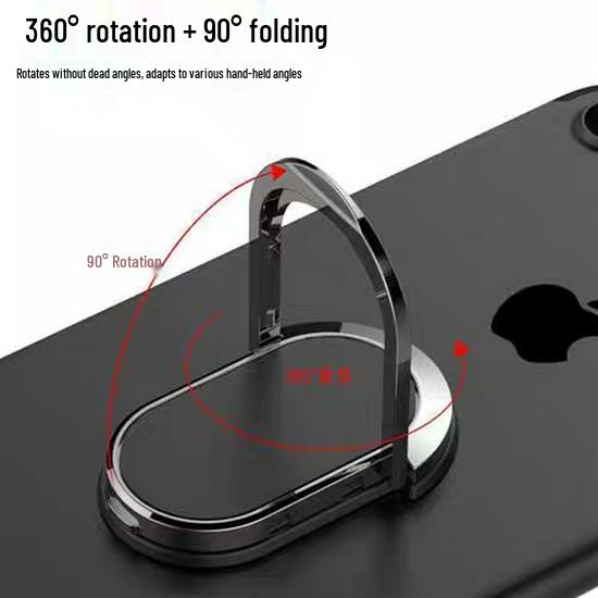 Magnetic Phone Holder Stand with Adhesive Clip and Suction Hook.