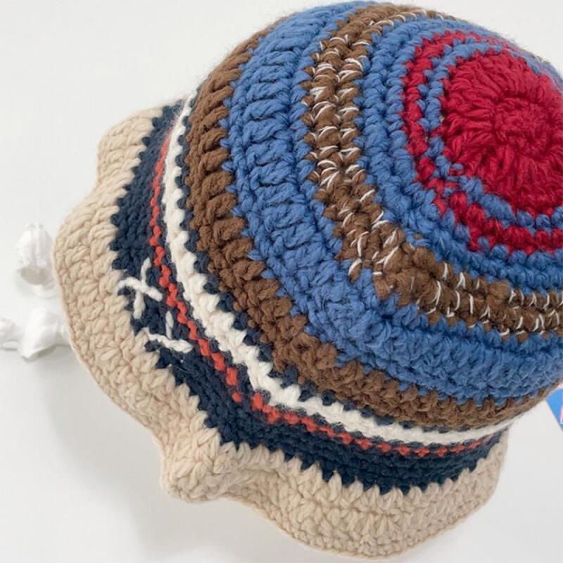 Zuafe Радужная панама Женская шляпа Ручная работа Multi