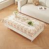 Jingxun Waterproof And Oil-Proof Rectangular Tablecloth, Washable, for Dining Table And Coffee Table, Living Room Table Cover, 90*140cm