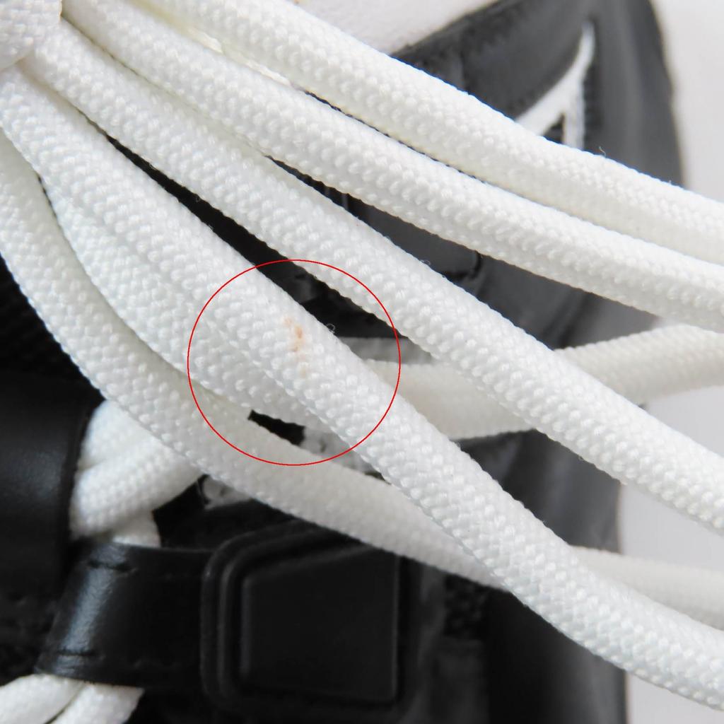 Great LOUIS VUITTON High cut sneakers Black White Women 35.5 Used