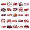 50Pc Skateboard Stickers Fire Truck Stickers Cool Skateboard Extreme Sports Stickers Trolley Case Guitar Mug Notebook Trend Stickers