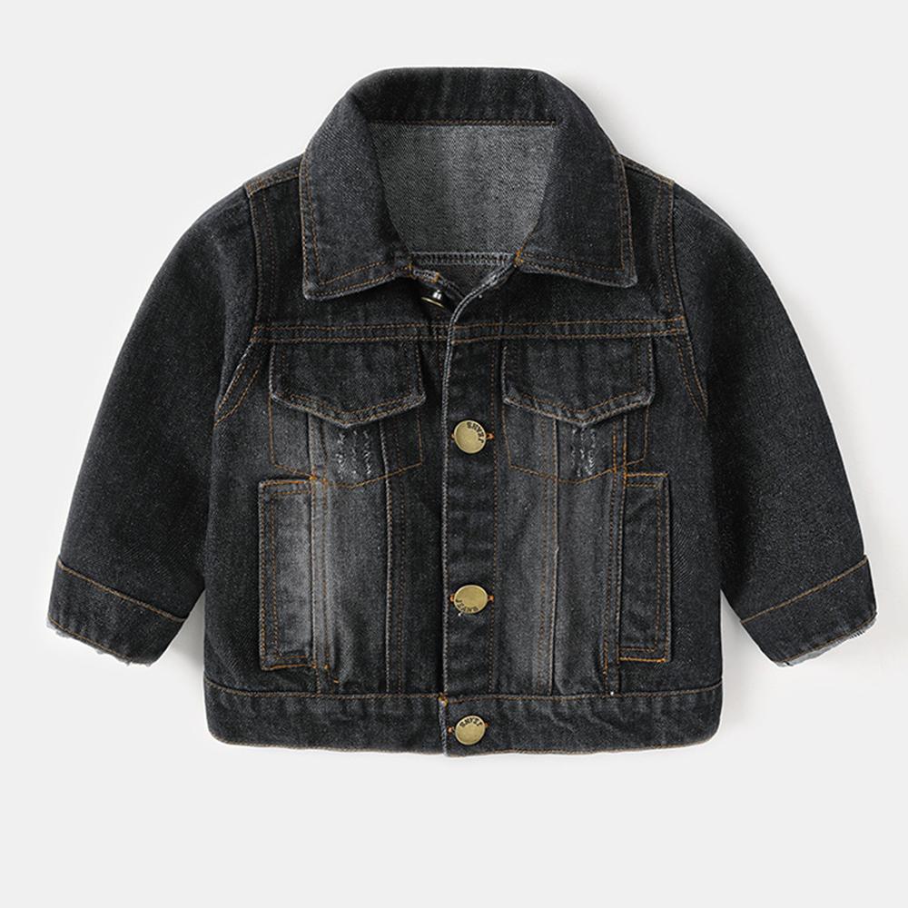 

Personalized Toddler Denim Jacket, Embroidery Name Baby Jean Jacket, Custom Denim Jean Jacket for Baby Kids, Baby Shower Gifts 80cm чёрный