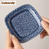 Chinese Cloud Square Dish Mini Dim Sum Dried Fruit Soy Sauce Saucer Dried Fruit Basket Candy Cake Stand Tea Living Room Table