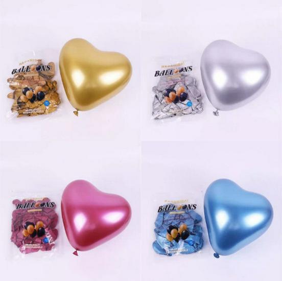 Good Times 10'' & 12'' Latex Metal Balloons for Weddings & Parties